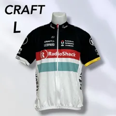CRAFT クラフト RadioShack Nissan Trek 2012  メンズ サイクルジャージ L ウェア フルジップ  C298266A 希少 ホワイト×プラック系 (H006)★のサムネイル