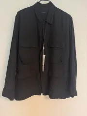 コモリ シルクコットン bdu フェイドブラック ジャケット2 パンツ1 セットアップのサムネイル