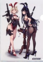 [중고] 동인 액세서리 · 소품 계 [리콜리스 · 리코일] A4 클리어 파일 I 버전 토끼 니시키 츠바키 & 이노우에 타키나(NEKO) C103/4C-FANTASY