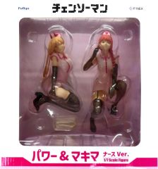 [중고] 피겨 파워 & 마키마 간호사 Ver. [체인소맨] 1/7 PVC&ABS제 도장이 끝난 완성품