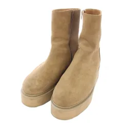 カミナンド caminando 24AW MIDDLE BOOTS ショートブーツ スエード 厚底 9 ベージュ 24093510002930 /TKのサムネイル
