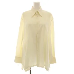 ウジョー Ujoh  スクエアヘムシャツ Square Hem Shirt ブラウス 長袖 シアー 2 アイボリー U754-B07-104 /YTのサムネイル
