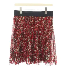 ヴィヴィアンタム VIVIENNE TAM スカート メッシュ 花柄 ミニスカート 2 赤 レッド 015-120002 /☆Gのサムネイル
