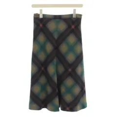 エトロ ETRO スカート ウール 38 マルチカラー チェック柄 ミモレ丈 162-18299-5119 /JP ■GY18のサムネイル