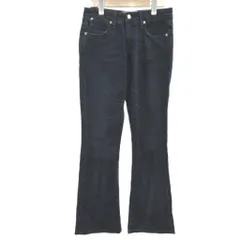 ペーパーデニム&クロス PAPER DENIM&CLOTH デニム ジーンズ 25 ネイビー 無地 ブーツカット /NP ■ECA005のサムネイル