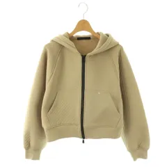 タトラス TATRAS 22AW JABBAH パーカー スウェット ジップアップ 幾何学柄 01 ベージュ ブラック /DO ■GY06のサムネイル