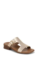ナチュライザー レディース シューズ ヒール サンダル Naturalizer Beach Slide Sandalight Champagne シャンパンのサムネイル