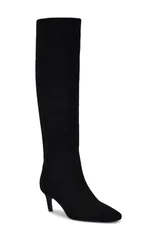 ナインウェスト レディース シューズ ブーツ・レインブーツ Nine West Caddy Knee High Boot Black Suede ブラックのサムネイル