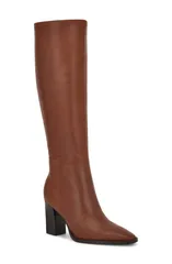 ナインウェスト レディース シューズ ブーツ・レインブーツ Nine West Zazz Knee High Boot Cognacのサムネイル