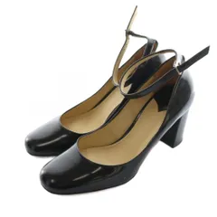セオリー Theory Hanhi Leather ストラップヒールパンプス 35 黒 ブラック /SS ■OSのサムネイル