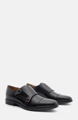 スカロッソ メンズ シューズ モンク SCAROSSO Francesco Monks Black Calf ブラックのサムネイル