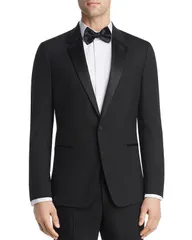 セオリー メンズ アウター ジャケット・ブルゾン スリムフィット ジャケット Theory Chambers Slim Fit Tuxedo Jacket Black ブラックのサムネイル