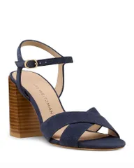 スチュアート ワイツマン レディース シューズ サンダル ヒール Stuart Weitzman Womens Alyssa 85 Block Heel Sandals Nice BlueNew Caのサムネイル