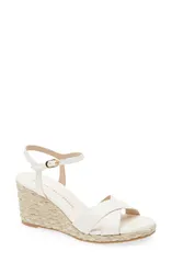 スチュアート ワイツマン レディース シューズ サンダル Stuart Weitzman Dayna Espadrille Wedge Sandal Cream Natural クリームのサムネイル