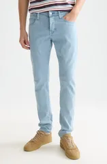 スコッチアンドソーダ メンズ ボトムス デニムパンツ レギュラーフィット ジーンズ Scotch Soda Ralston Regular Fit Slim Pinstripe Jeans Fadedのサムネイル