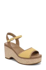 ナチュライザー レディース シューズ ヒール プラットフォーム サンダル アンクル Naturalizer Della Platform Ankle Strap Sandal Beehive Yellのサムネイル