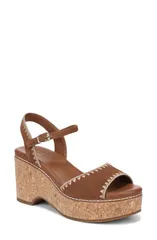 ナチュライザー レディース シューズ ヒール プラットフォーム サンダル アンクル Naturalizer Della Platform Ankle Strap Sandal Walnut Wakeのサムネイル