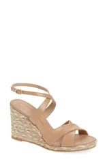 スチュアート ワイツマン レディース シューズ サンダル アンクル Stuart Weitzman Alyssankle Strap Wedge Sandal Adobe Smooth Cafeのサムネイル