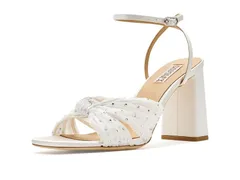 バッジェリーミシュカ レディース シューズ ヒール Badgley Mischka Wila White Satin ホワイトのサムネイル