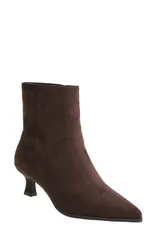 チャイニーズランドリー レディース シューズ ブーツ・レインブーツ Chinese Laundry Novalie Pointed Toe Bootie Brown Suede ブラウンのサムネイル