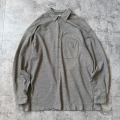 00's "ARROW" HBT Cotton×Rayon Box Shirt / 2000年代 "アロー" ヘリンボーンツイル コットン×レーヨン ボックスシャツのサムネイル