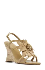 アレッツォ レディース シューズ サンダル Arezzo Cali Wedge Sandal Caramel Sunのサムネイル