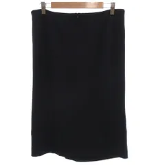 ヒューゴボス HUGO BOSS 美品 タイトスカート ワッフル生地 46 ストレッチ シャーリング ミディ丈 紺 ネイビー /KB ■GY62のサムネイル