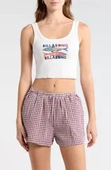 ビラボン レディース トップス シャツ コットン Billabong Salt of the Sea Crop Cotton Tank SALT CRYSTALのサムネイル