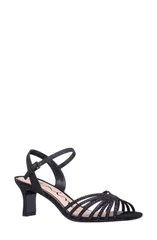 ニナ レディース シューズ ヒール サンダル アンクル Nina Brynankle Strap Sandal Women BLACK ブラックのサムネイル