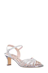 ニナ レディース シューズ ヒール サンダル アンクル Nina Brynankle Strap Sandal Women SILVER シルバーのサムネイル