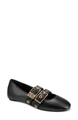 カール ラガーフェルド レディース シューズ パンプス KARLAGERFELD PARIS Ashlyn Mary Jane Flat Women BLACK ブラックのサムネイル