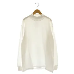 グラフペーパー Graphpaper L/S Mock Neck Tee カットソー Tシャツ 長袖 モックネック 1 白 ホワイト /MI ■OS ■ADのサムネイル