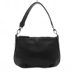 エムケー ミッシェルクラン MK MICHEL KLEIN ギャザーポイントワンハンドルバッグ  2WAY 黒 ブラック ファスナー開閉 /SXのサムネイル