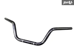 汎用 曲がりなし ☆即発送☆ 22.2mm ハンドルバー ハンドル 約70cm ストリートバー オートバイ アメリカン オフロード ブラックのサムネイル
