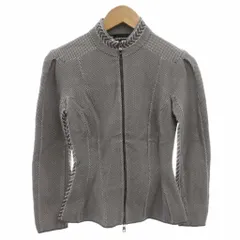 エンポリオアルマーニ EMPORIO ARMANI ニット ジャケット ブルゾン ジップアップ 38 グレー /FFのサムネイル