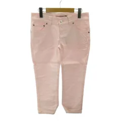レッド ヴァレンティノ RED VALENTINO タグ付き カラー デニムパンツ ジーンズ ストレート ジップフライ 26 ピンク 0330のサムネイル