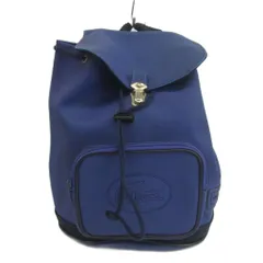 ラコステ LACOSTE リュックサック バックパック デイパック 巾着型 PVC ロゴ 型押し 紫 パープル /XZ ■GY18のサムネイル