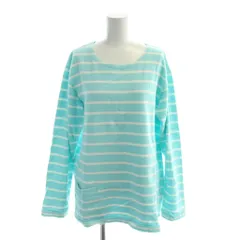 ブルーブルー BLUE BLUE Tシャツ 4 青 ブルー ボーダー柄 長袖 ラウンドネック /APのサムネイル