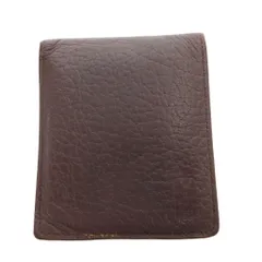 イヴサンローラン YVES SAINT LAURENT 二つ折り財布 ウォレット 小銭入れあり レザー 茶 ブラウン /FF ■GY18のサムネイル