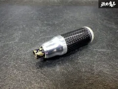 【ゆがみ無し！ 即発送！】RAZO razo CAR MATE RA137 シフトノブ アルミ&カーボン柄 カーボンファイバー MT マニュアルのサムネイル