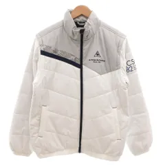 ルコックスポルティフ Le coq sportif GOLF 2WAY 中綿ブルゾン ジャケット ベスト ジャケット L 白 ホワイト QGMQJK04 /FFのサムネイル