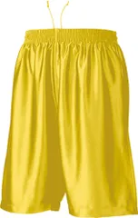 ウンドウ wundou バスケット バスケットパンツ ジュニア バスケ 練習用 部活動 クラブ サテン パンツ 小学校 中学校 ハーフパンツ バスケ部 トレーニング バスパン 子供 キッズ  P8500J 0021 イエローのサムネイル