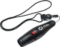 スフィーダ sfida フットサル e-Whistle フットサル 電子ホイッスル 使い分け 3音色 ストラップ付 運動会 部活 体育館 グラウンド 笛 審判用具 レフェリー 防犯 防災 熊対策  SH22O01 BLACK BLACKのサムネイル