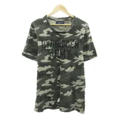 ハイドロゲン HYDROGEN Tシャツ カットソー XXL マルチカラー カーキ 迷彩柄 カモフラ柄 半袖 ラウンドネック /HO1 ■ECD001のサムネイル