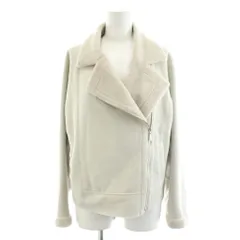 ジャスグリッティー JUSGLITTY 23AW ライダースジャケット ダブル フェイクスエード ファー アウター 1 アイボリー 43345441 /AN10のサムネイル