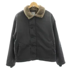フィデリティ FIDELITY OVERDYED N-1 DECK JACKET ジャケット ブルゾン 裏ボア M グレー C-24775025 /HNのサムネイル