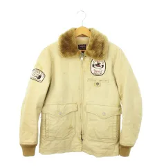 ショット SCHOTT フライトジャケット S ベージュ /MN27 ■GY11のサムネイル