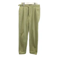 ドレステリア ヴァイオレットバッファローワロウズ DRESSTERIOR Violet Buffalo Wallows パンツ チノパン M カーキ 無地 タック入り ベルト付き /NP ■GY70のサムネイル
