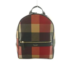 ブルーレーベルクレストブリッジ BLUE LABEL CRESTBRIDGE クレストブリッジチェックP リュックサック デイパック チェック柄 赤 黒 ベージュ /MI ■OSのサムネイル