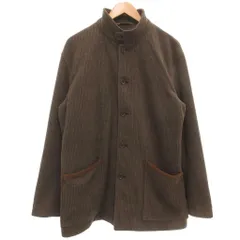 クロコダイル CROCODILE ジャケット L ブラウン系 長袖 スタンドカラー リブ編み /ML ■GY59のサムネイル